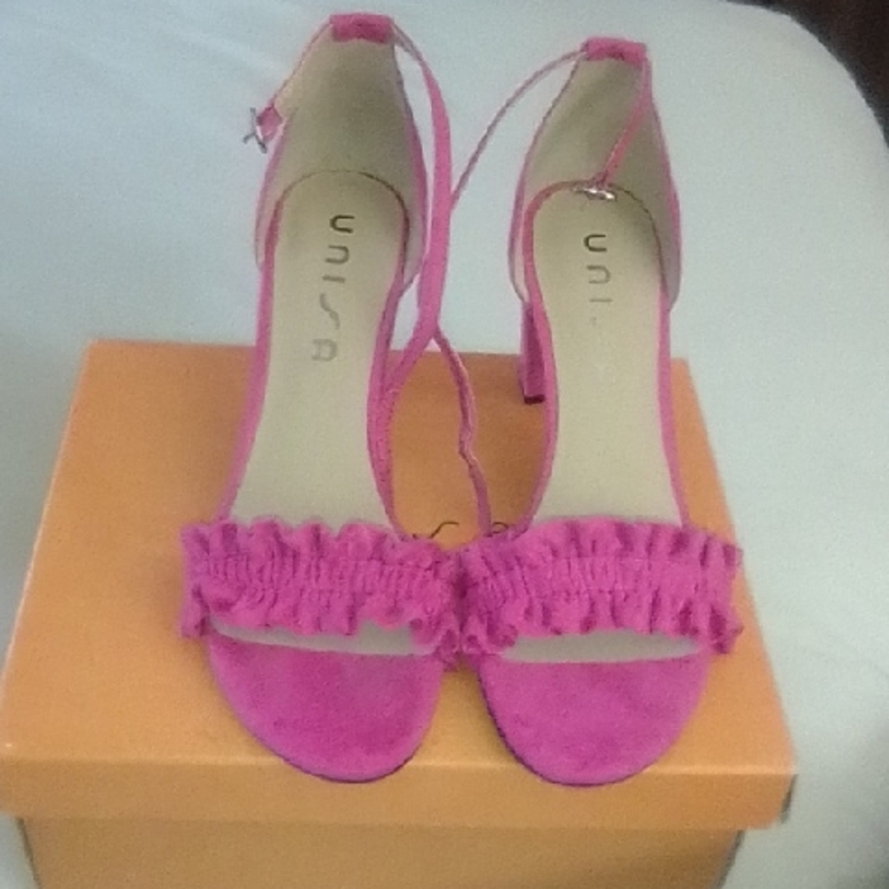 Unisa Women's Pink Heeled Sandals